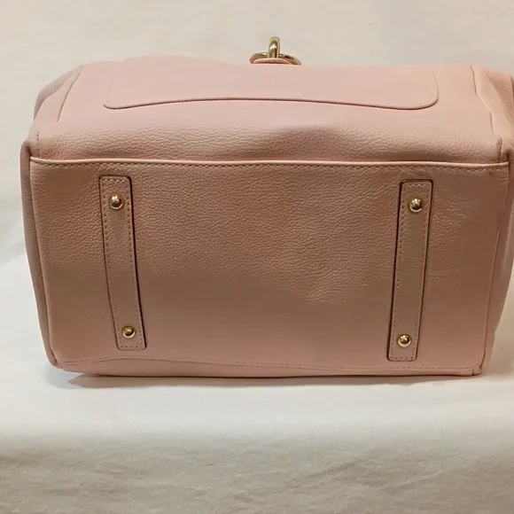 Dooney Bourke Large Logo Lock Shoulder Tote Blush Pink - Picture 8 of 16